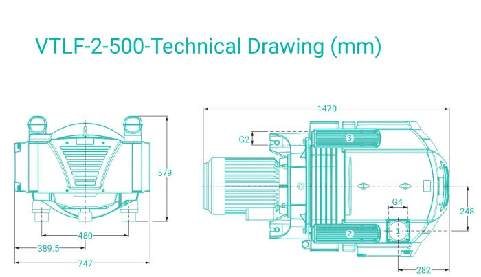 Becker VTLF 2.500 Rotary Vane Vacuum Pump – Ehrler und Beck