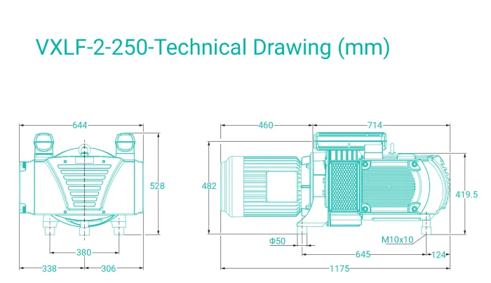 Becker VXLF 2.250 Rotary Vane Vacuum Pump – Ehrler und Beck